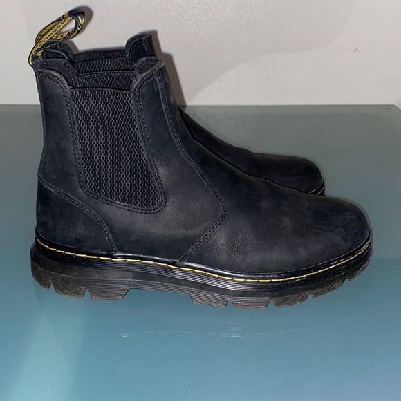 Mens Dr. Martens Black Boots Size 10 - Picture 2 of 10